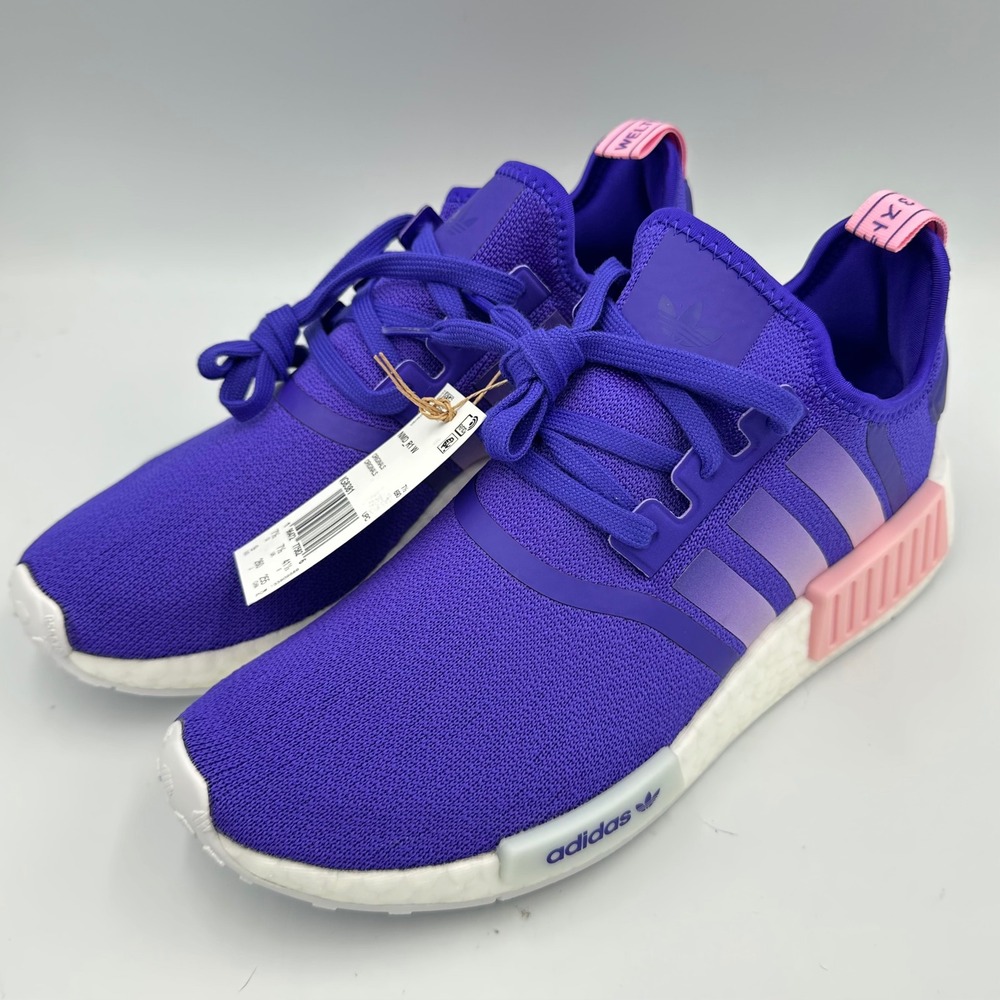 adidas Purple and Pink Women's NMD_R1 Sneakers